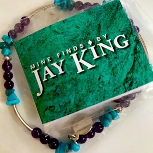 NWT Mine Finds Stretch & Silver Bracelet